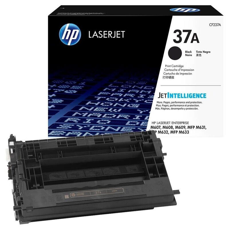 Original HP Toner 37A  Black / CF237A