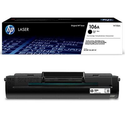 Original HP Toner 106A Black / W1106AA Original HP Toner 106A Black / W1106AA