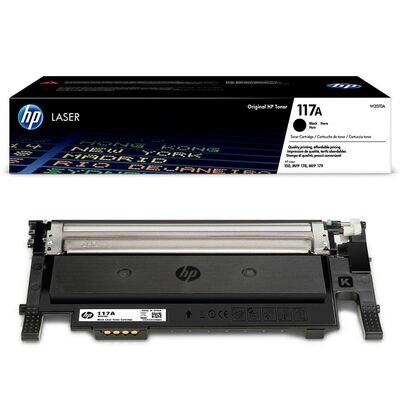 Original HP Toner 117A  Black / W2070A