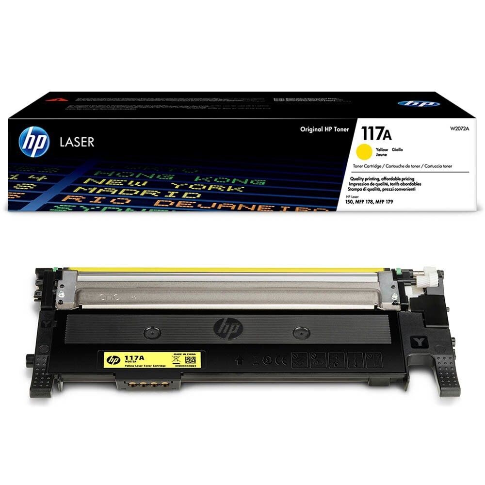 Original HP Toner 117A  gelb / W2072A