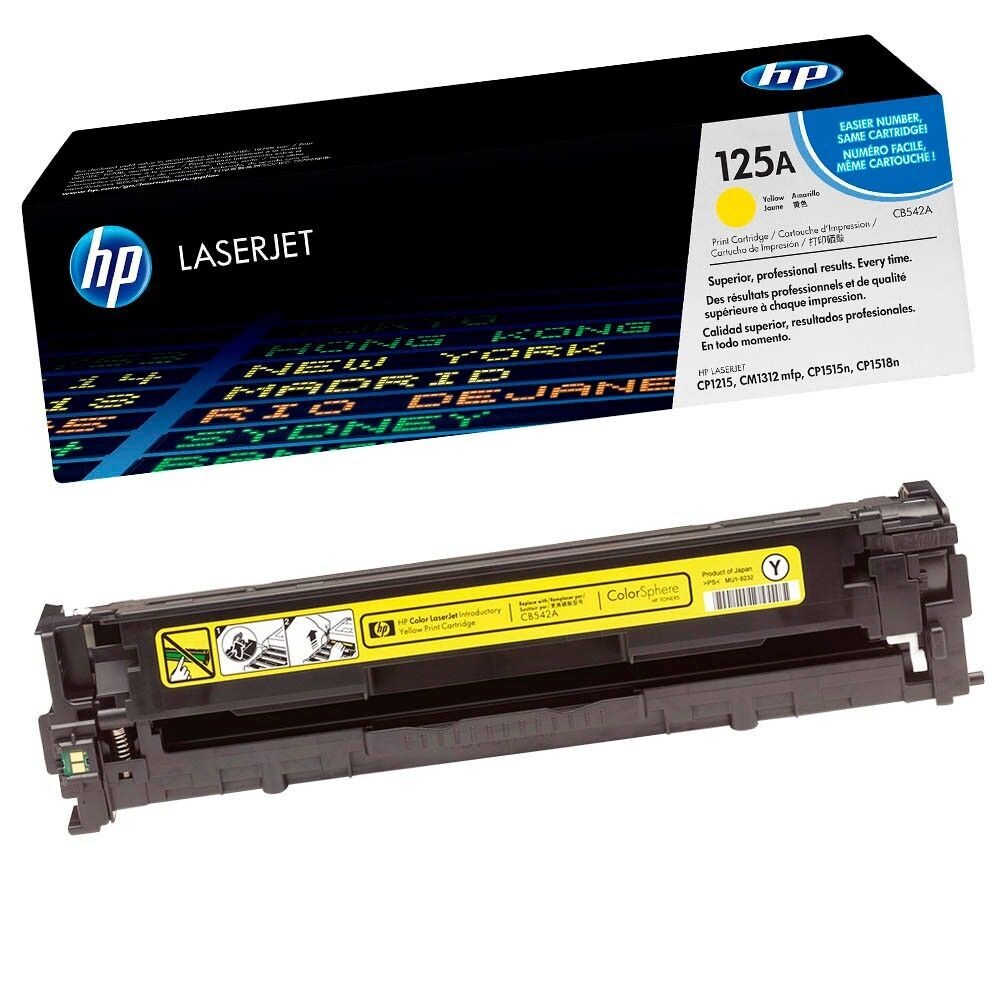 Original HP Toner 125A  gelb / CB542A