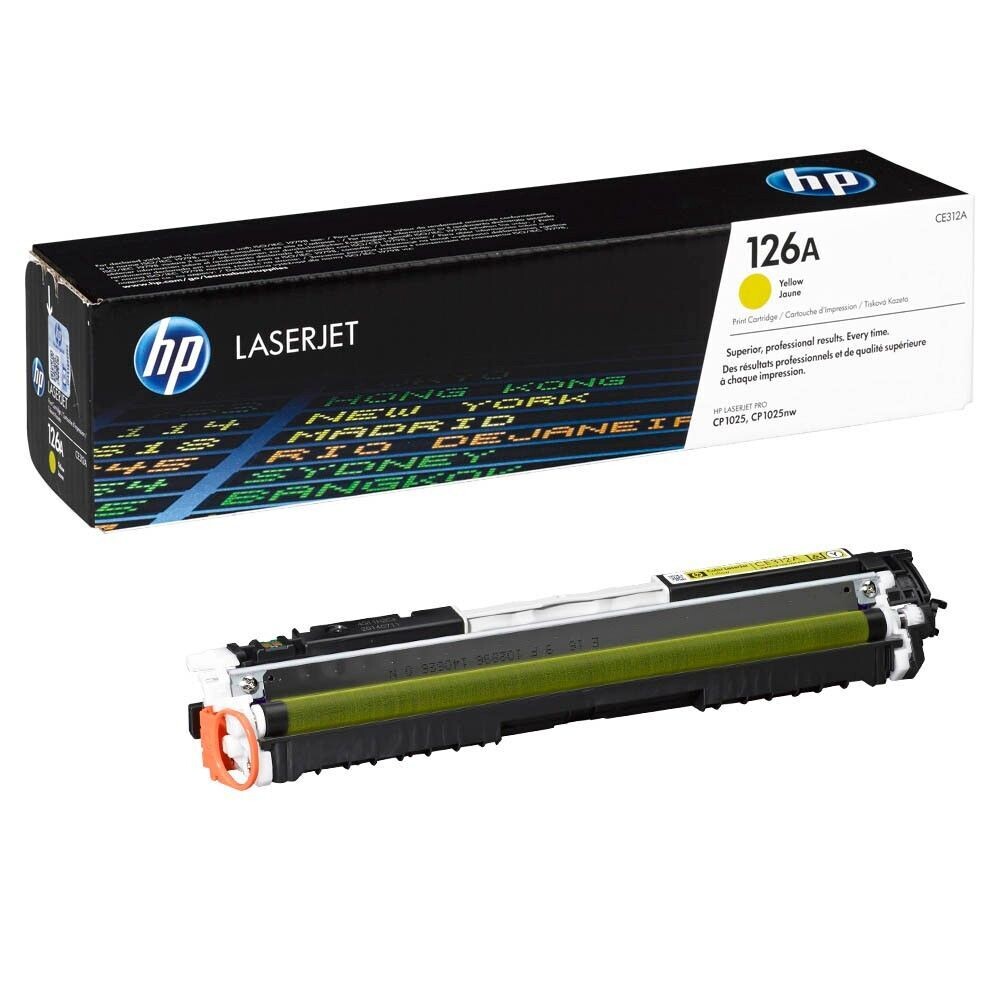 Original HP Toner 126A  Yellow / CE312A