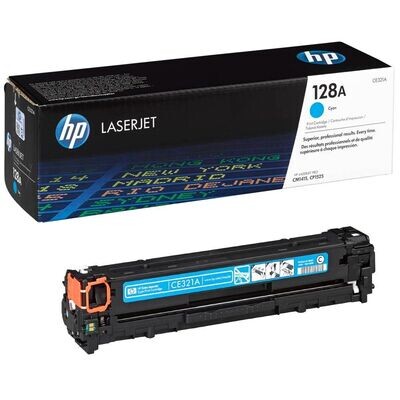 Original HP Toner 128A  Cyan / CE321A