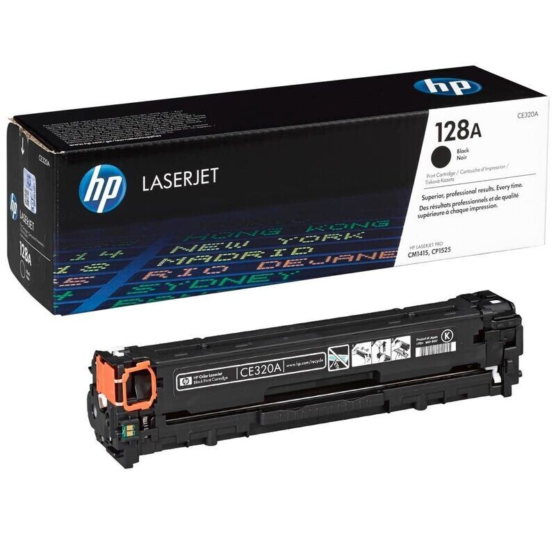 Original HP Toner 128A  Black / CE320A