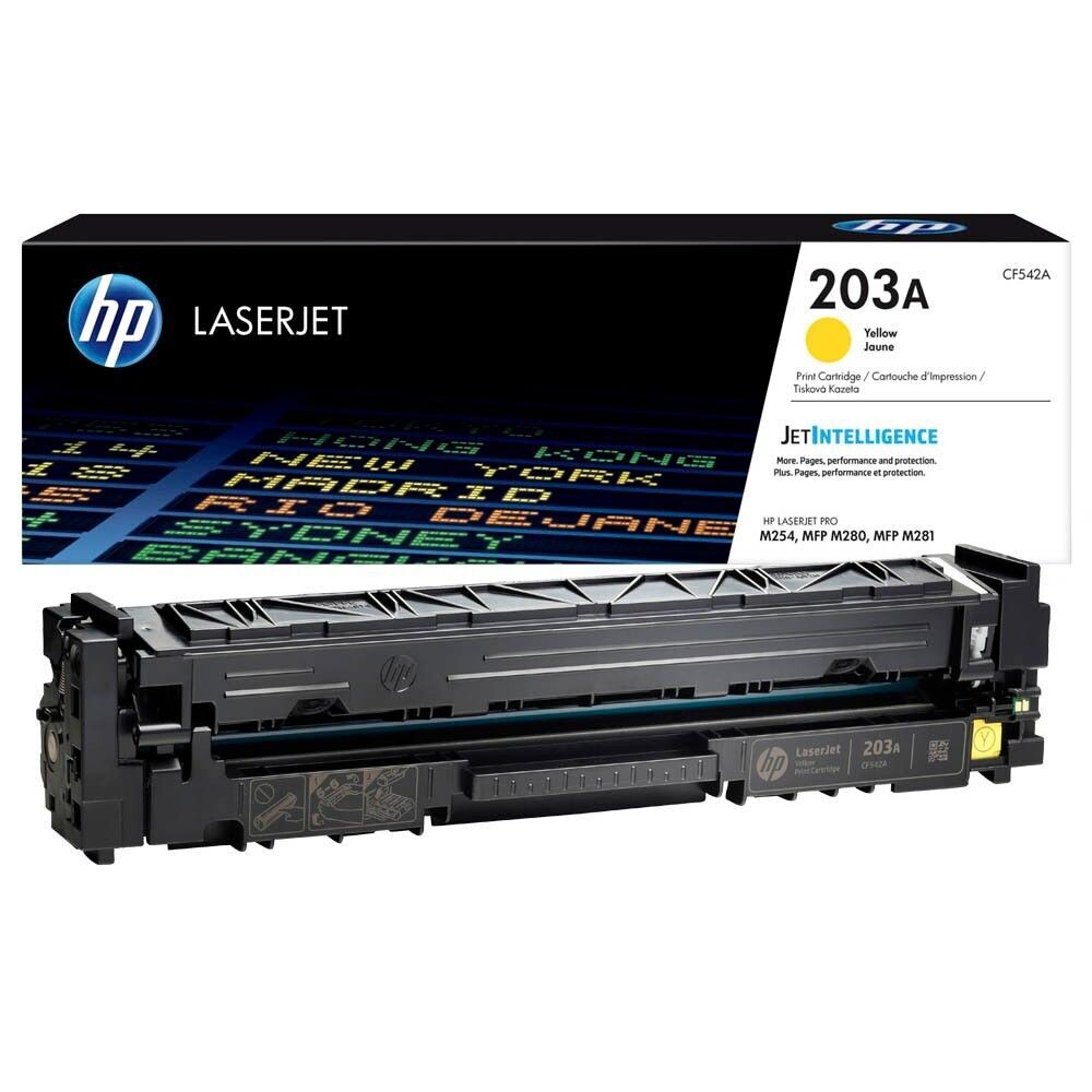 Original HP Toner 203A  Yellow / CF542A
