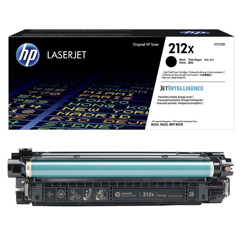 Original HP Toner 212X  Black / W2120X