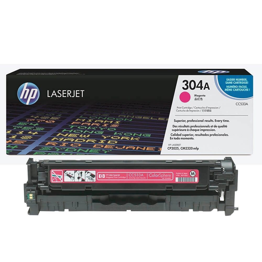Original HP Toner 304A  Magenta / CC533A