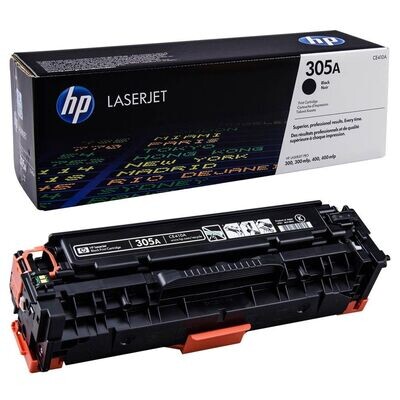 Original HP Toner 305A  Black / CE410A