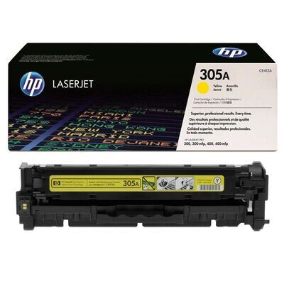 Original HP Toner 305A  Yellow / CE412A