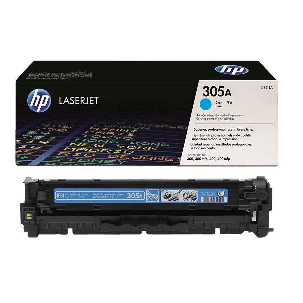 Original HP Toner 305A  Cyan / CE411A