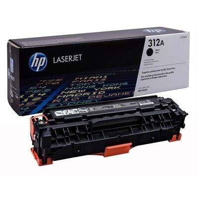 Original HP Toner 312A  Black / CF380A