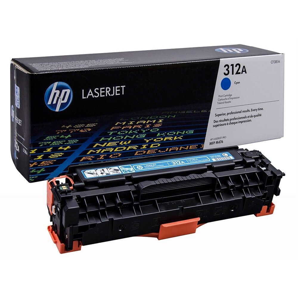 Original HP Toner 312A  Cyan / CF381A