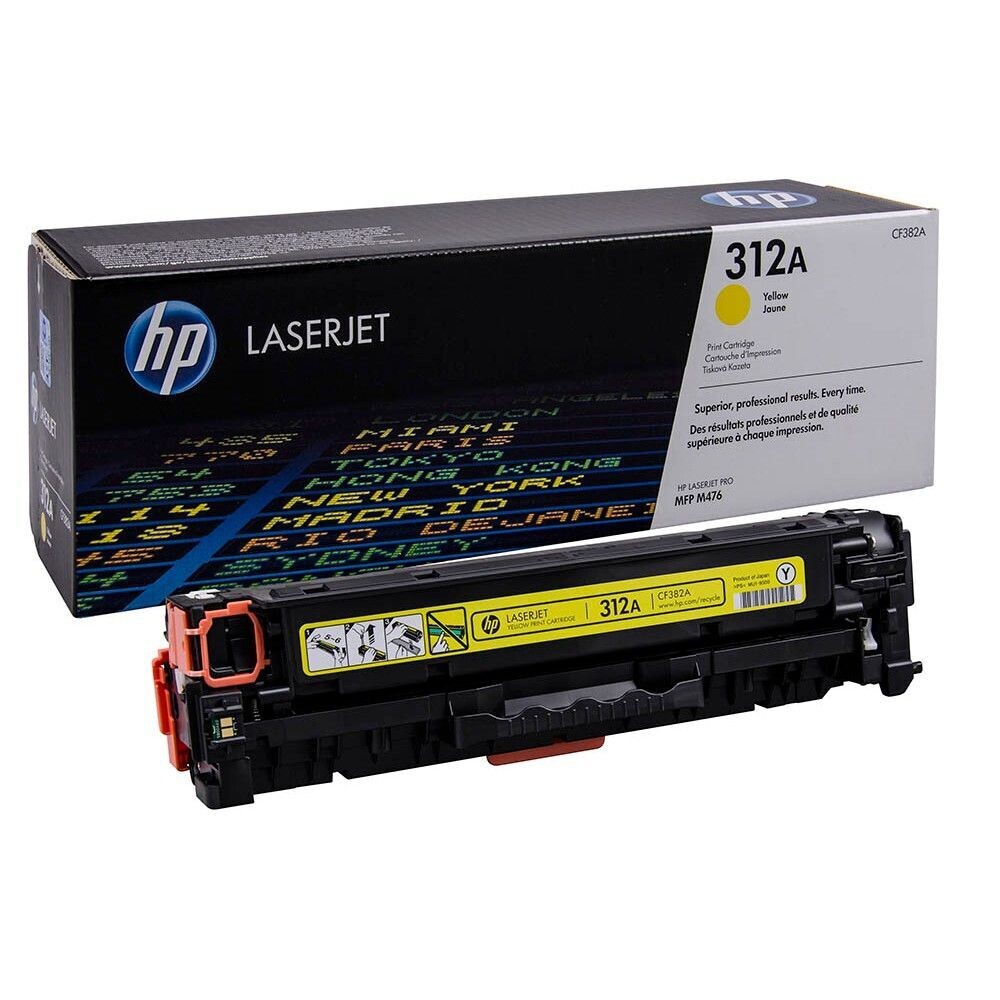 Original HP Toner 312A  Yellow / CF382A