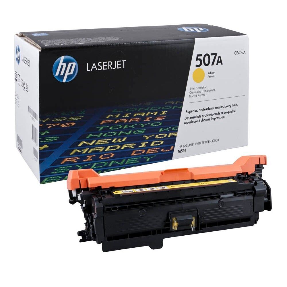 Original HP Toner 507A Yellow / CE402A