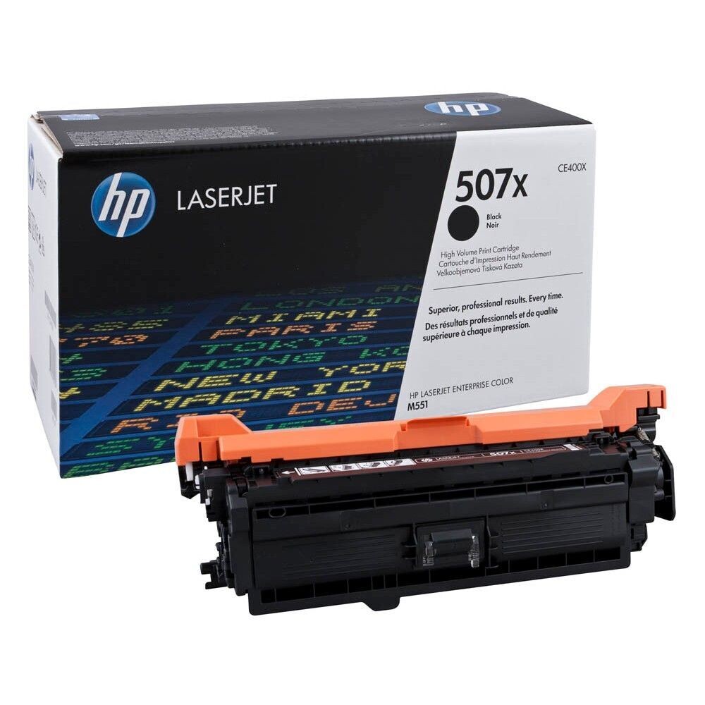 Original HP Toner 507X  Black / CE400X