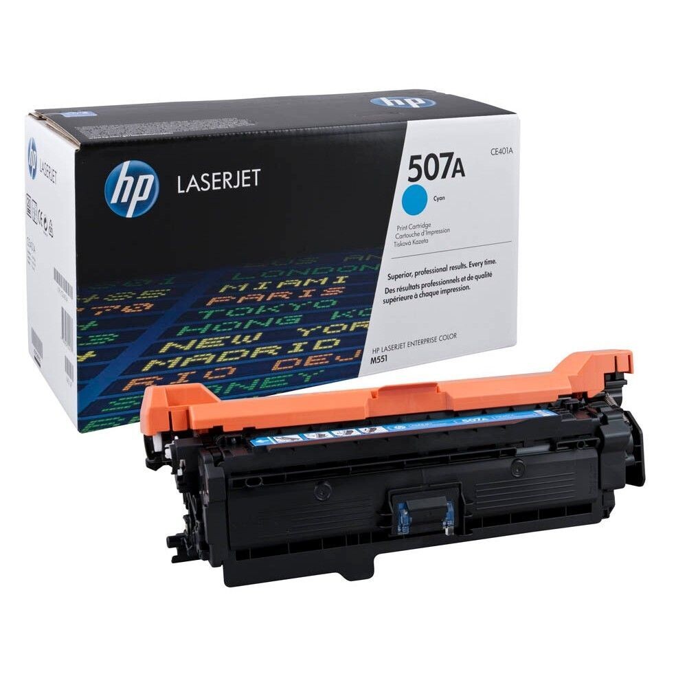 Original HP Toner 507A  Cyan / CE401A