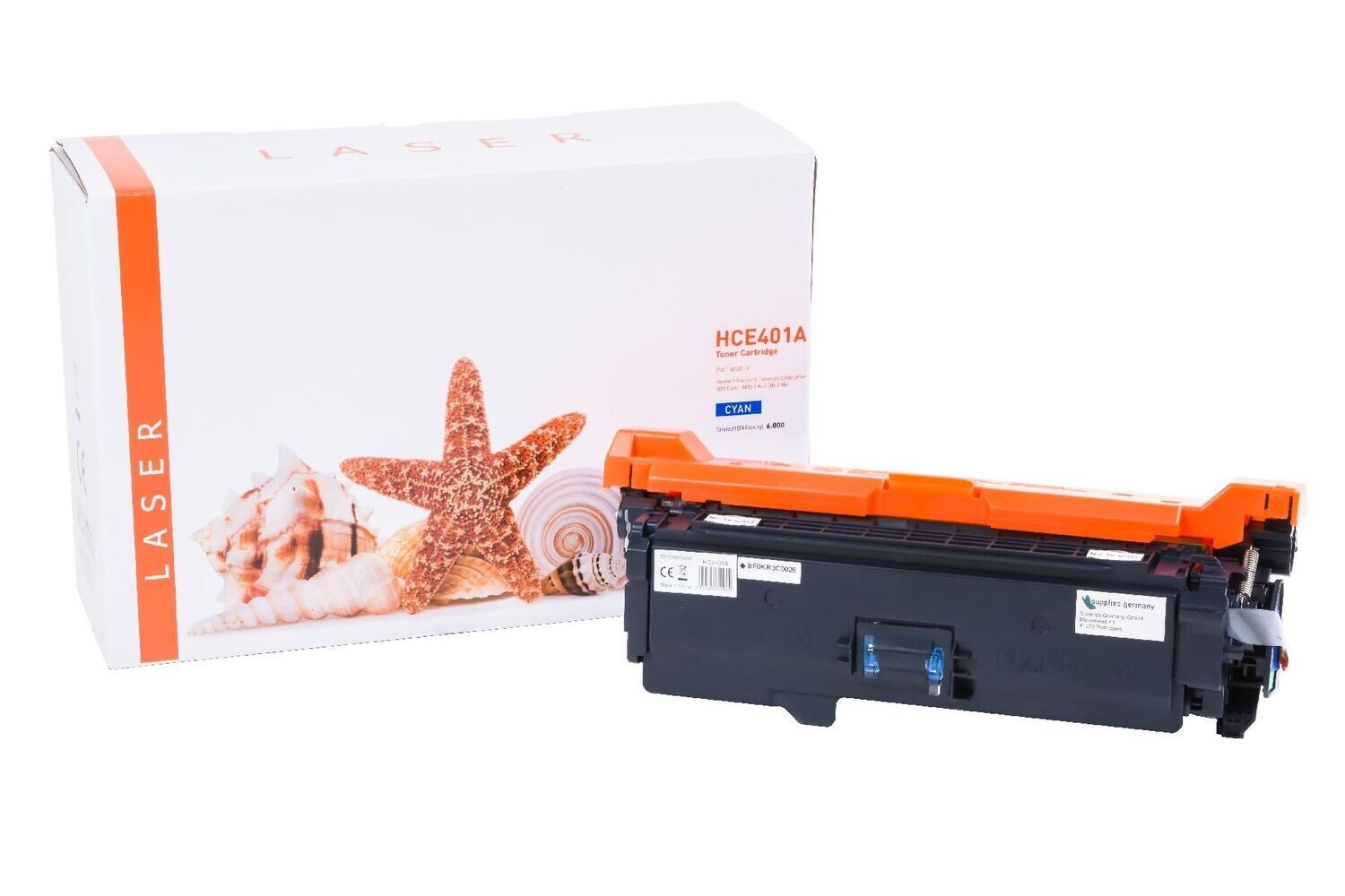 Alternativer Toner passend zu HP 507A / CE401A  Cyan