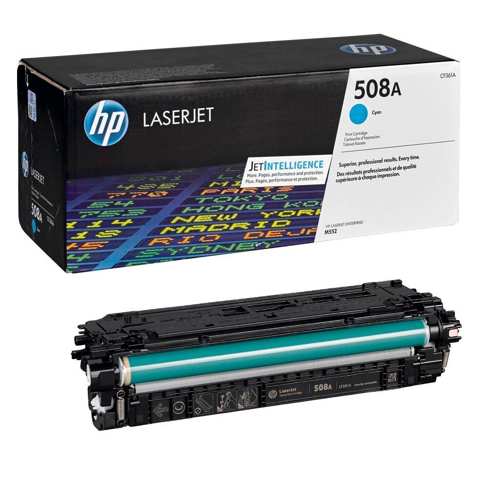 Original HP Toner 508A  Cyan / CF361A