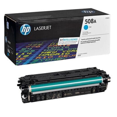 Original HP Toner 508A  Cyan / CF361A