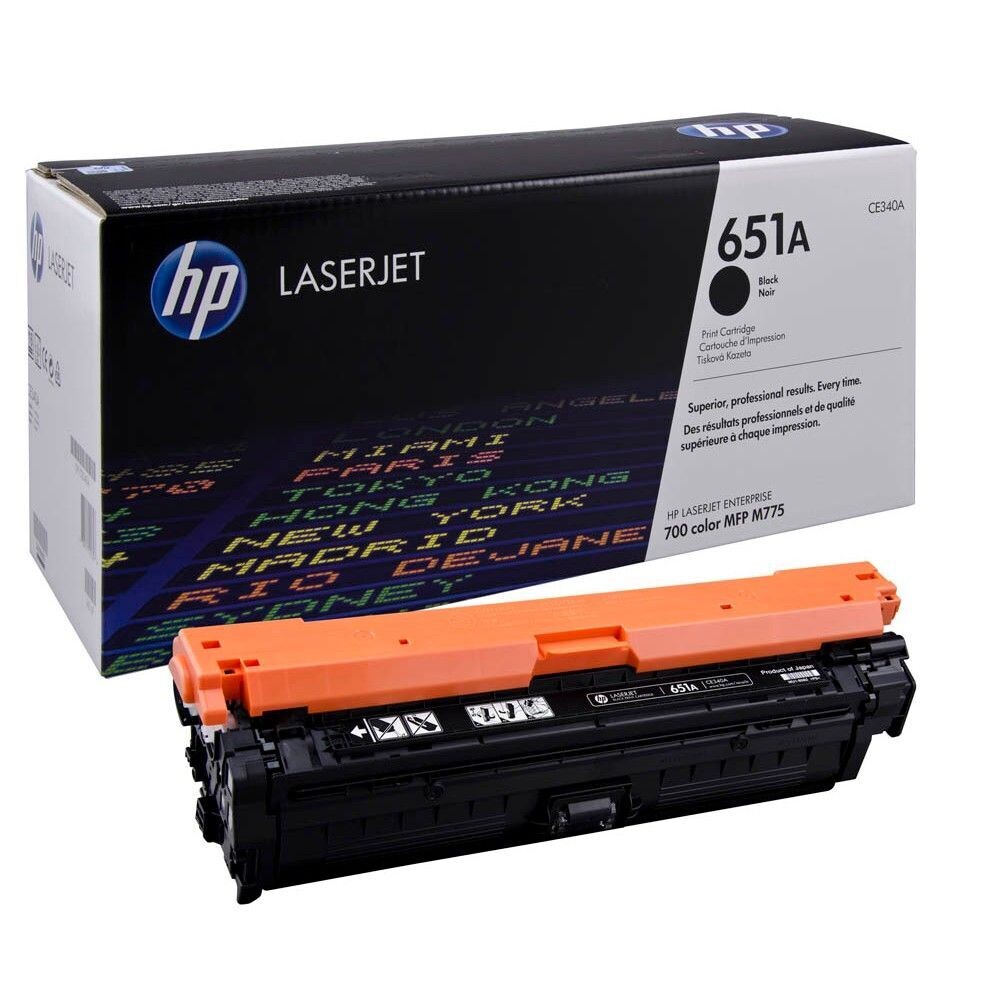 Original HP Toner 651A  Black / CE340A