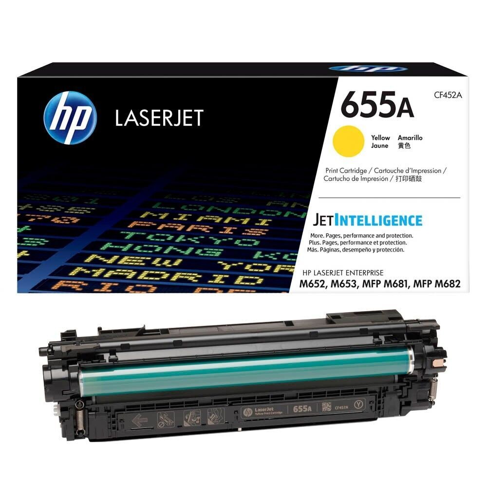 Original HP Toner 655A  Yellow / CF452A