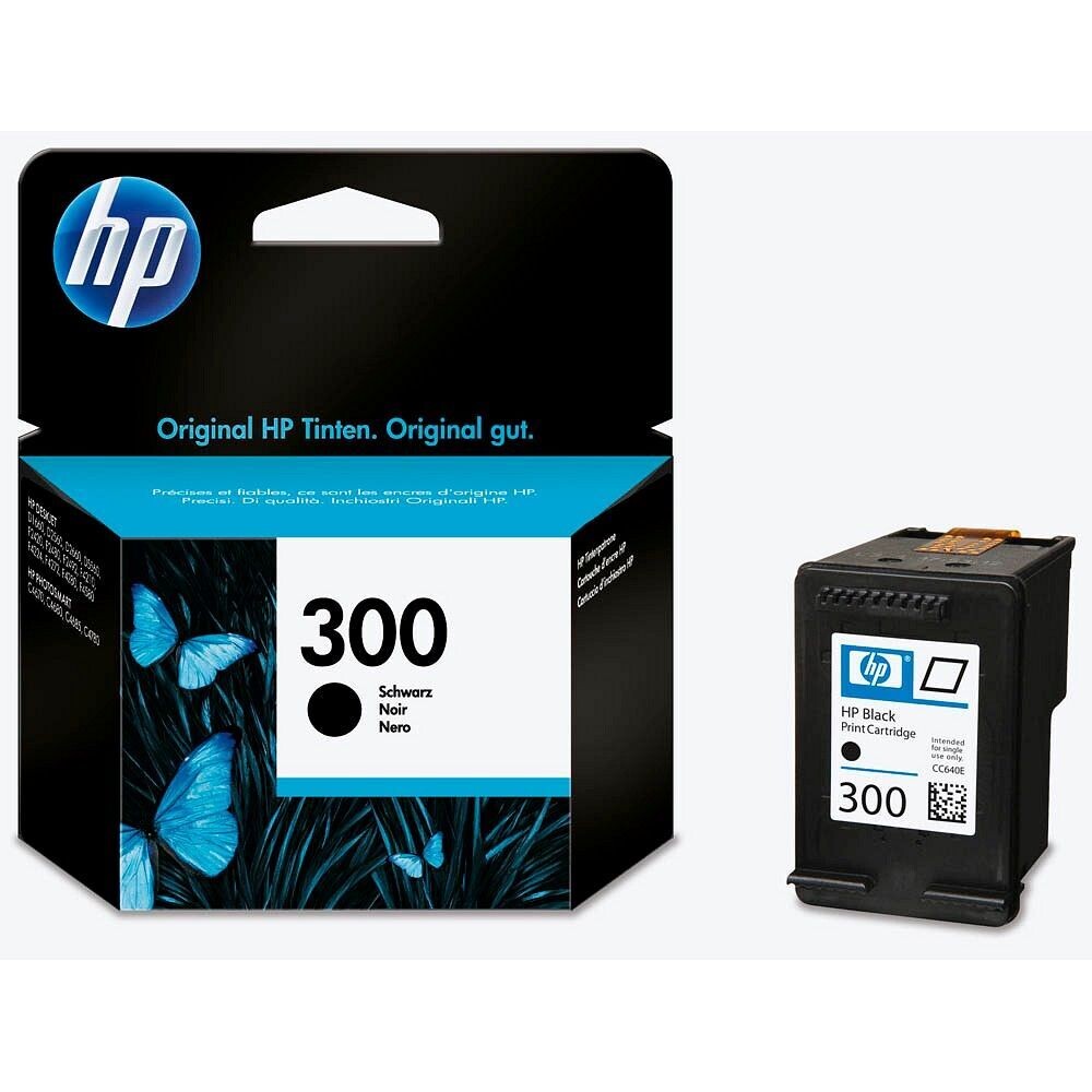 Original HP Druckerpatrone HP300  Black / CC640EE