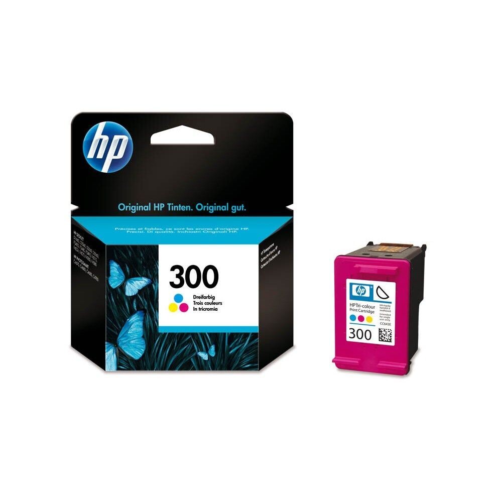 Original HP Druckerpatrone HP300  Color / CC643EE