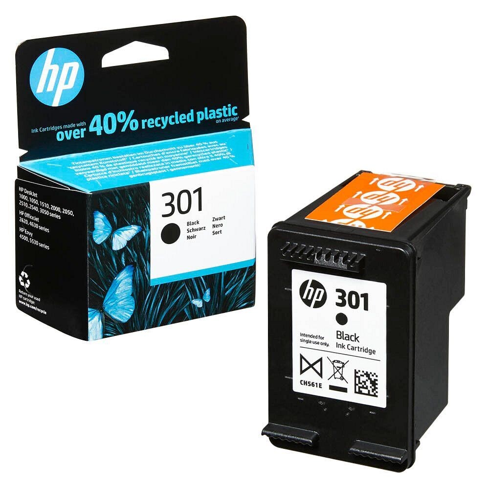 Original HP Druckerpatrone HP301  Black / CH561EE