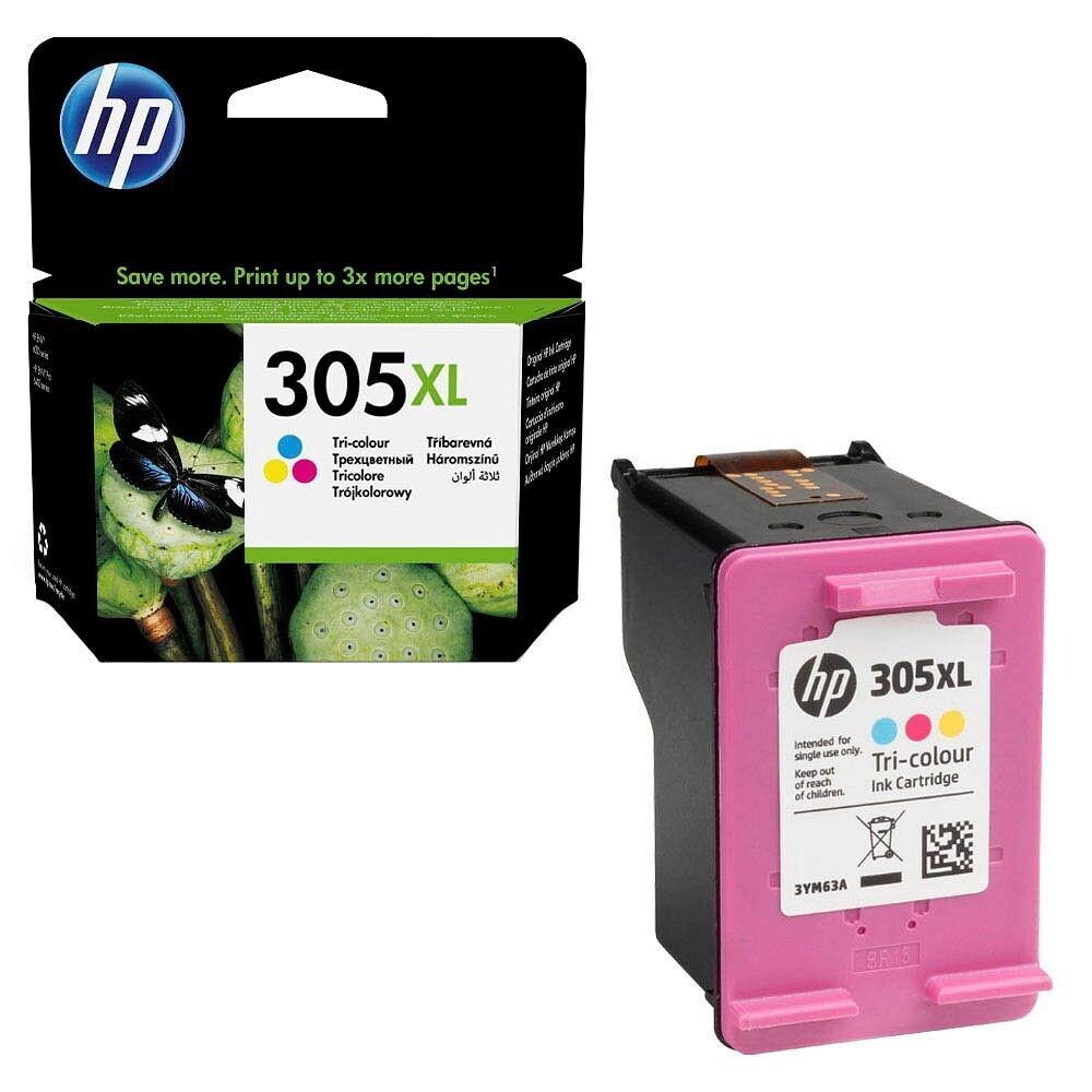 Original HP Druckerpatrone HP305XL  Color / 3YM63A