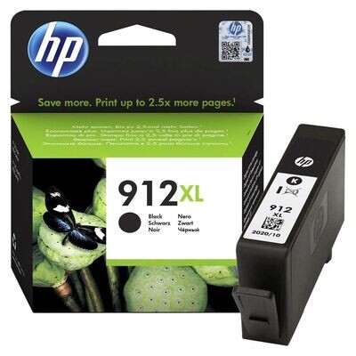 Original HP Druckerpatrone HP912XL Black / 3YL84AE