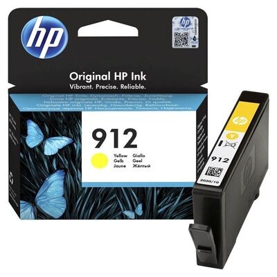 Original HP Druckerpatrone HP912 Yellow / 3YL79AE