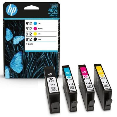 Original HP Multipack HP912 BK,C,M,Y / 6ZC74AE