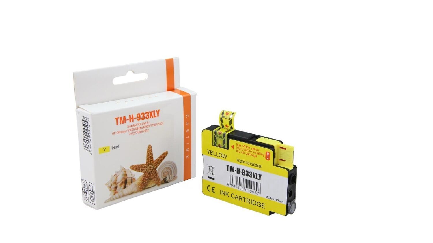 Alternative Druckerpatrone passend zu HP933XL / CN056AE  Yellow