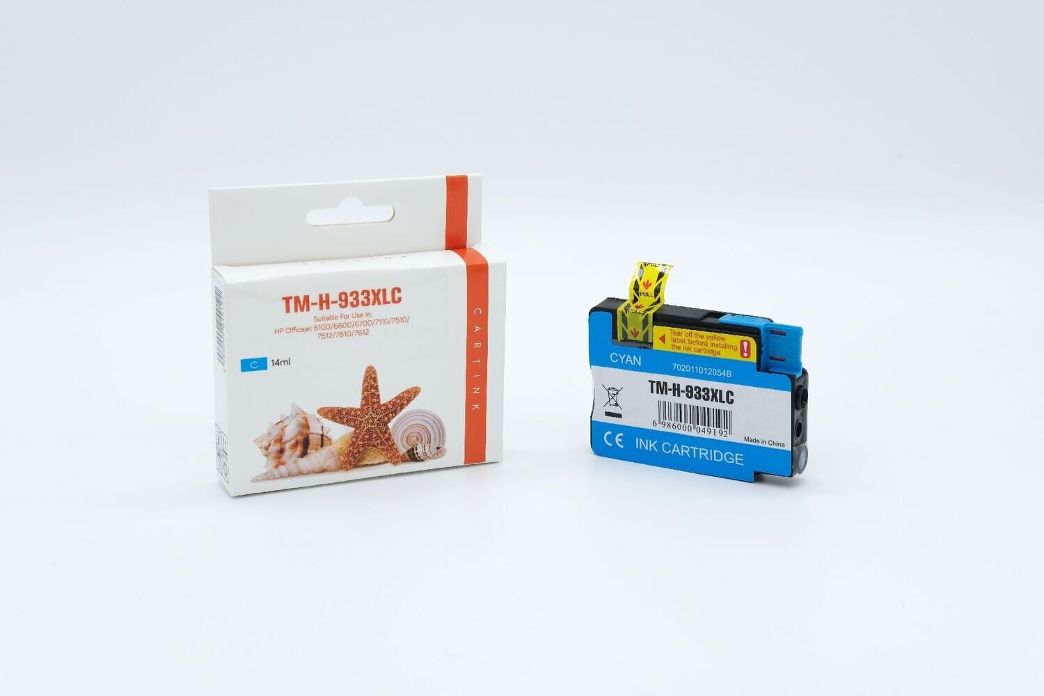 Alternative Druckerpatrone passend zu HP933XL / CN054AE  Cyan