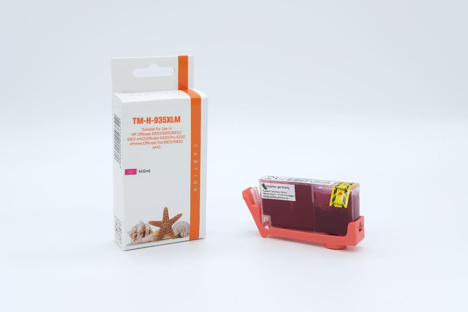 Alternative Druckerpatrone passend zu HP935XL / C2P25AE  Magenta