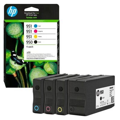 Original HP Multipack HP 950 / HP 951 BK,C,M,Y / 6ZC65AE Original HP Multipack HP 950 / HP 951 BK,C,M,Y / 6ZC65AE