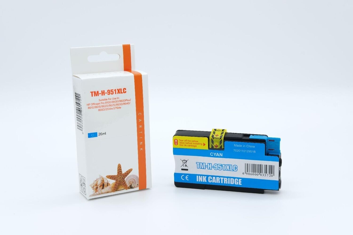 Alternative Druckerpatrone passend zu HP951XL /CN046AE  Cyan