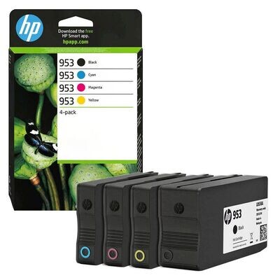 Original HP Multipack HP953 BK,C,M,Y / 6ZC69AE Original HP Multipack HP953 BK,C,M,Y / 6ZC69AE