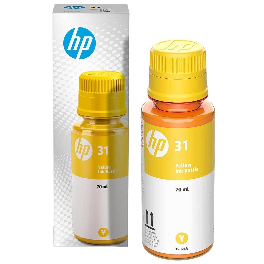 Original HP Tintenflasche HP31  gelb / 1VU28AE