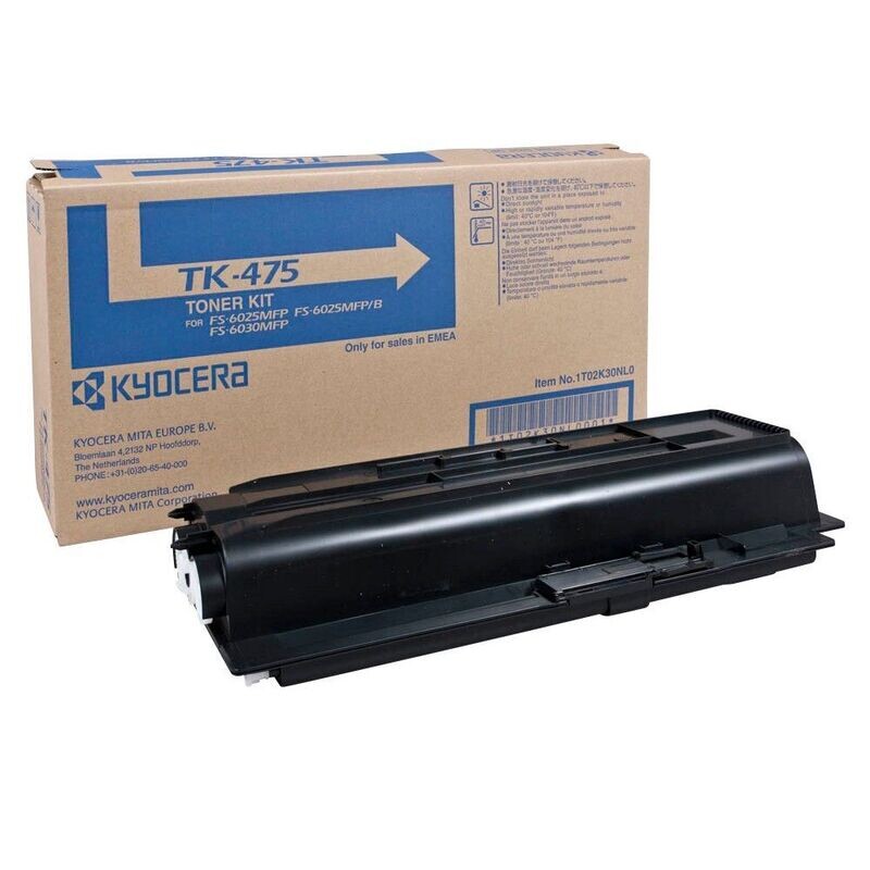 Original Kyocera Toner TK475  Black / 1T02K30NL0