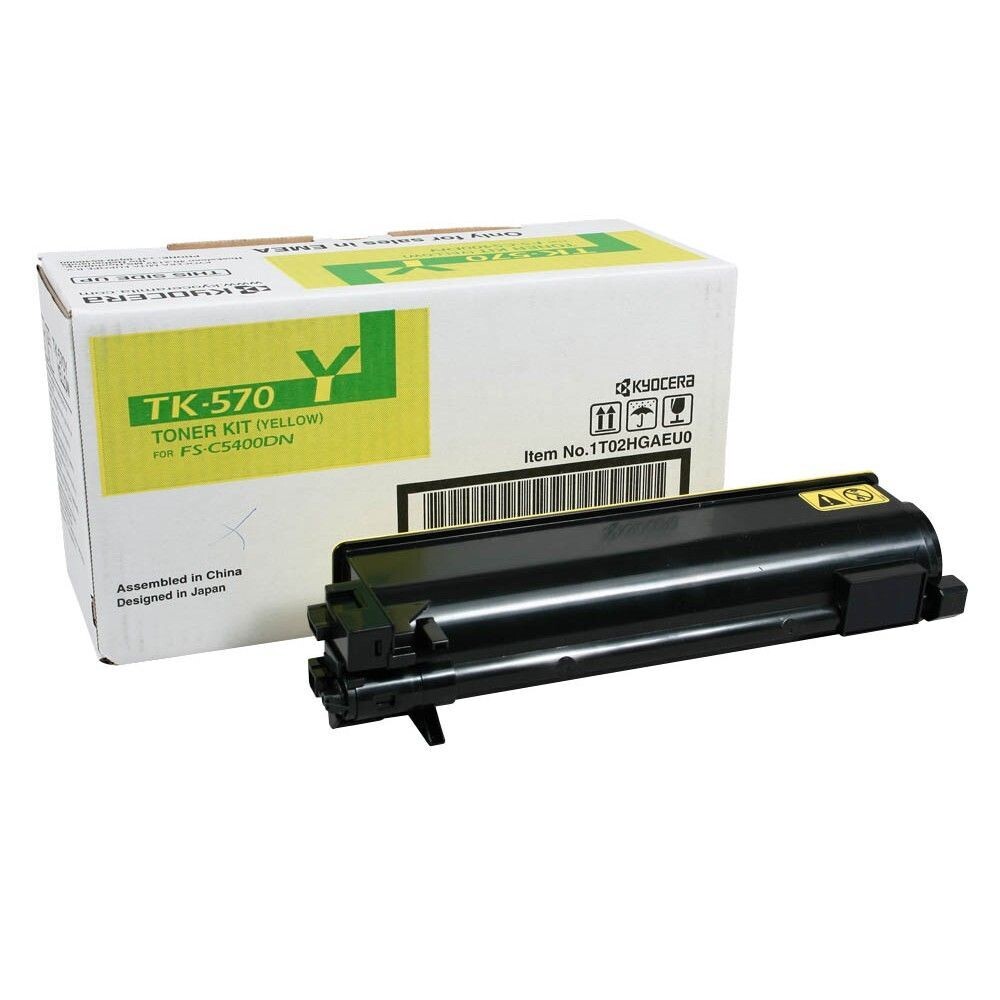 Original Kyocera Toner TK-570  gelb / 1T02HGAEU0