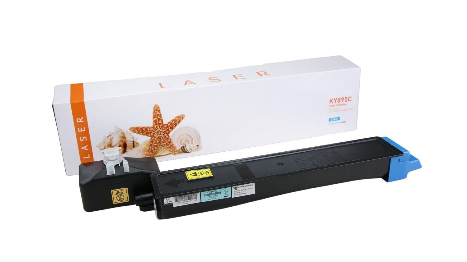 Alternativer Toner passend zu Kyocera TK895 / 1T02K0CNL0  Cyan
