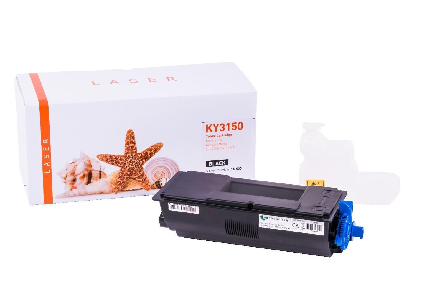 Alternativer Toner passend zu Kyocera TK3150 / 1T02NX0NL0 Schwarz