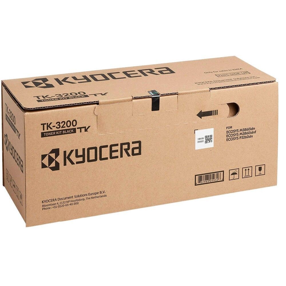 Original Kyocera Toner TK3200 Schwarz / 1T02X90NL0