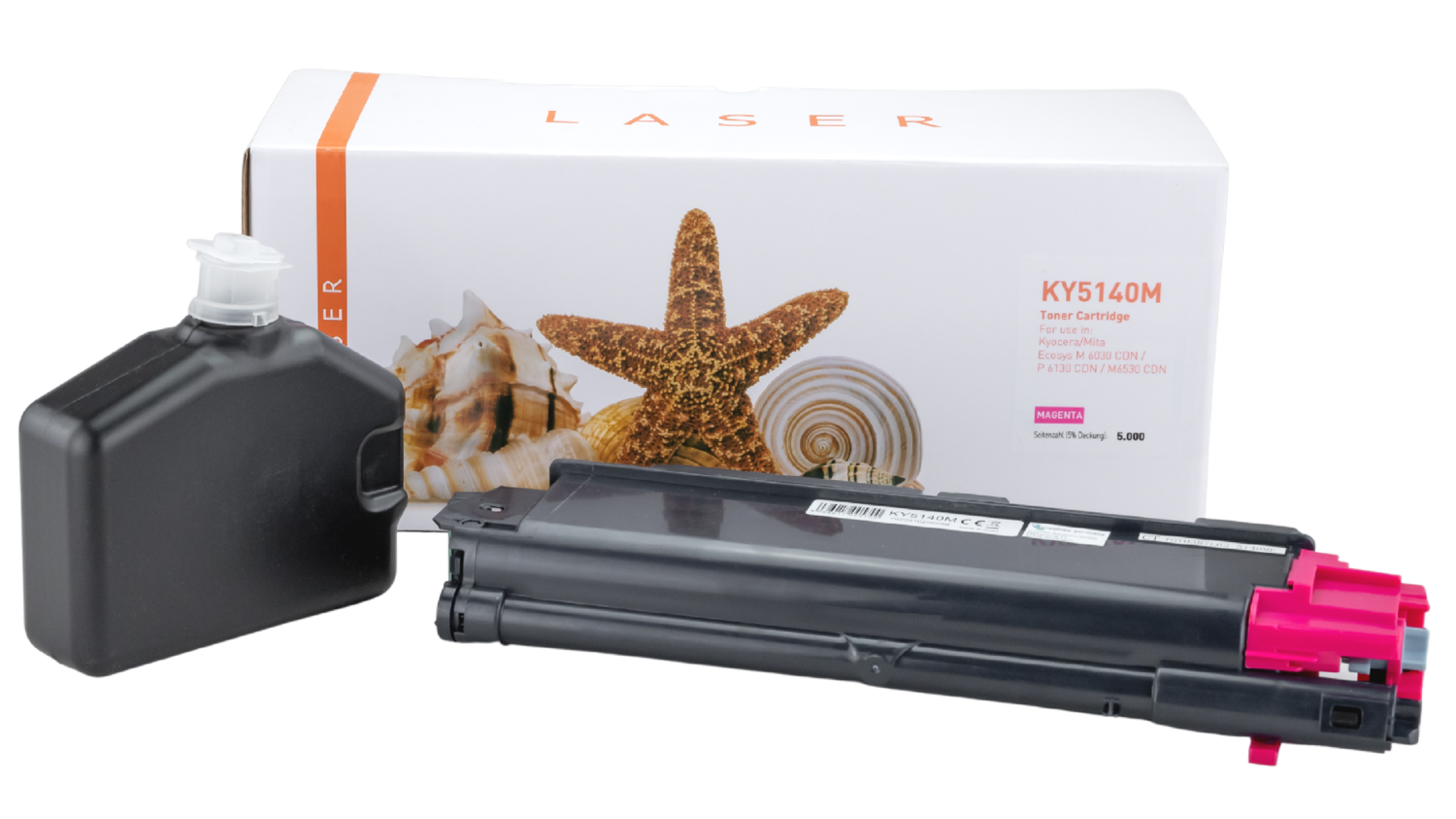 Alternativer Toner passend zu Kyocera TK5140 / 1T02NRBNL0 Magenta