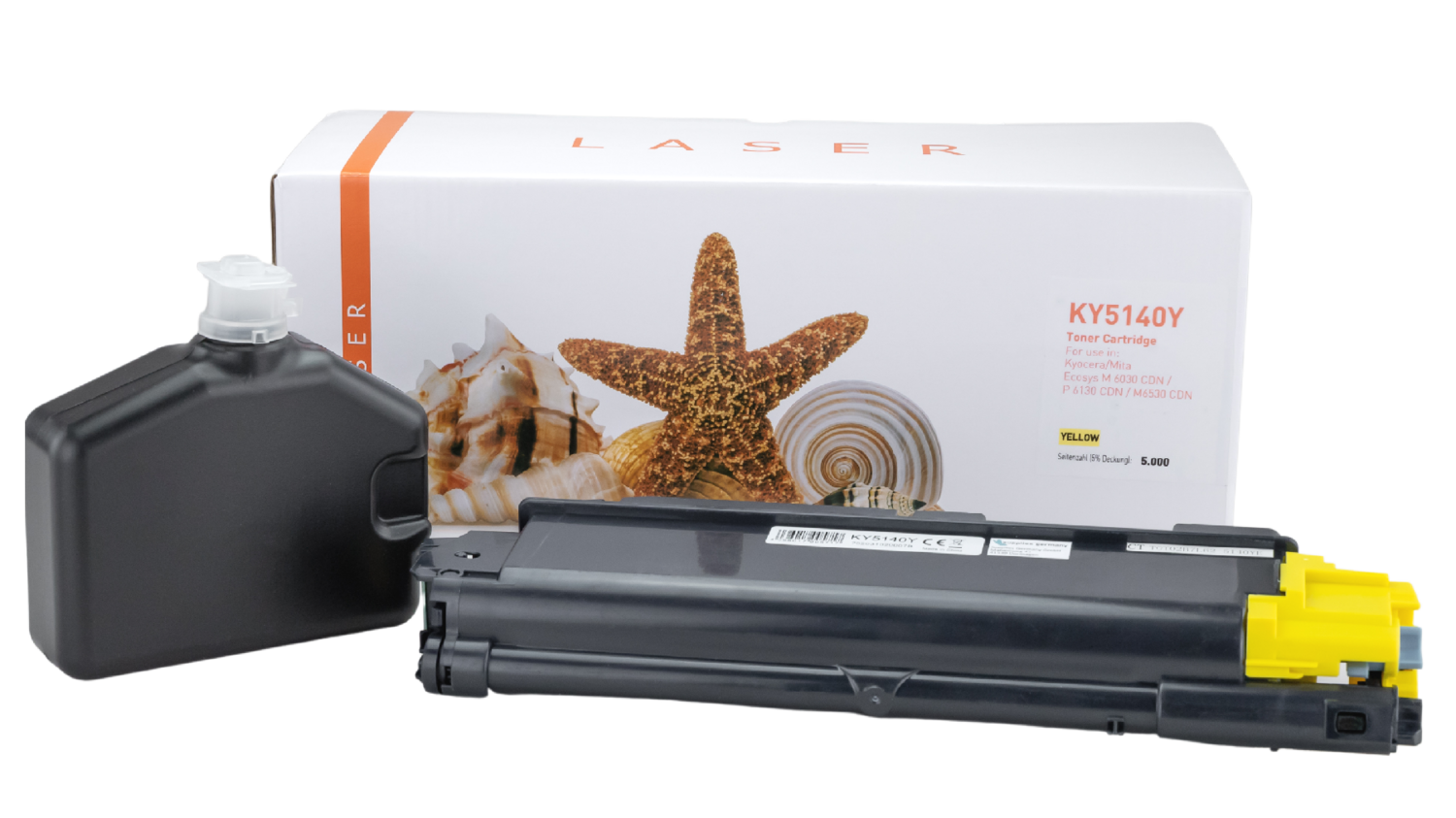 Alternativer Toner passend zu Kyocera TK5140 / 1T02NRANL0 Gelb