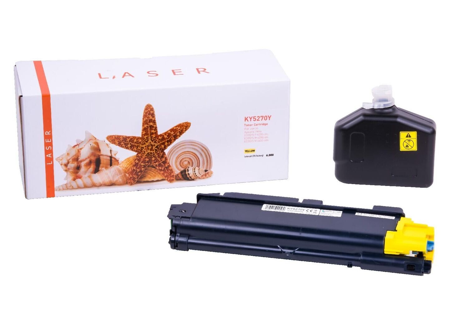 Alternativer Toner passend zu Kyocera TK5270 / 1T02TVANL0 Gelb