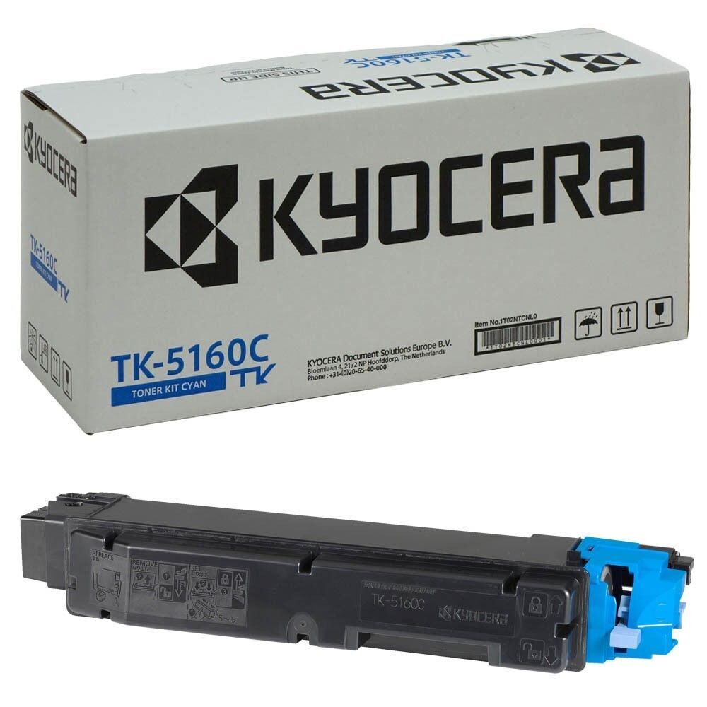 Original Kyocera Toner TK5160 Cyan / 1T02NTCNL0