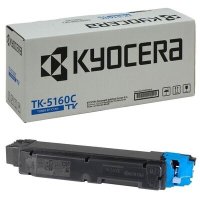 Original Kyocera Toner TK5160 Cyan / 1T02NTCNL0