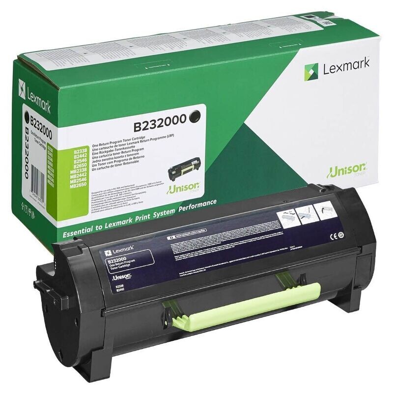 Original Lexmark Toner B232000 Schwarz Original Lexmark Toner B232000 Schwarz
